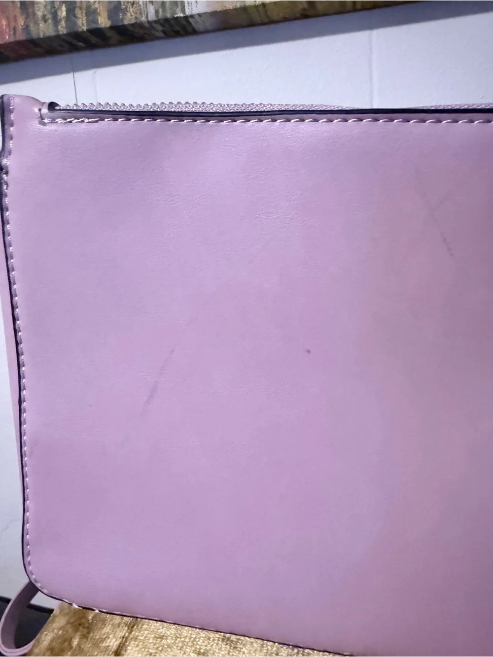 Nine West Mauve Faux-Leather Crossbody Bag